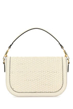 Valentino Garavani Women Ivory Leather Alltime Shoulder Bag