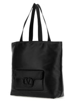 Valentino Garavani Men Black Nappa Leather Valentino Garavani Noir Shopping Bag