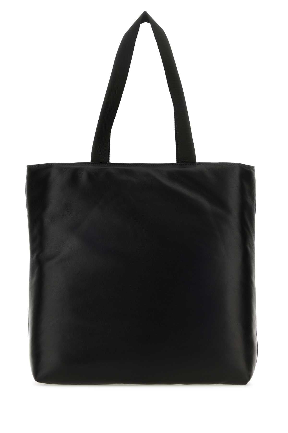Valentino Garavani Men Black Nappa Leather Valentino Garavani Noir Shopping Bag