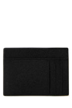 Dolce & Gabbana Men Black Leather Card Holder