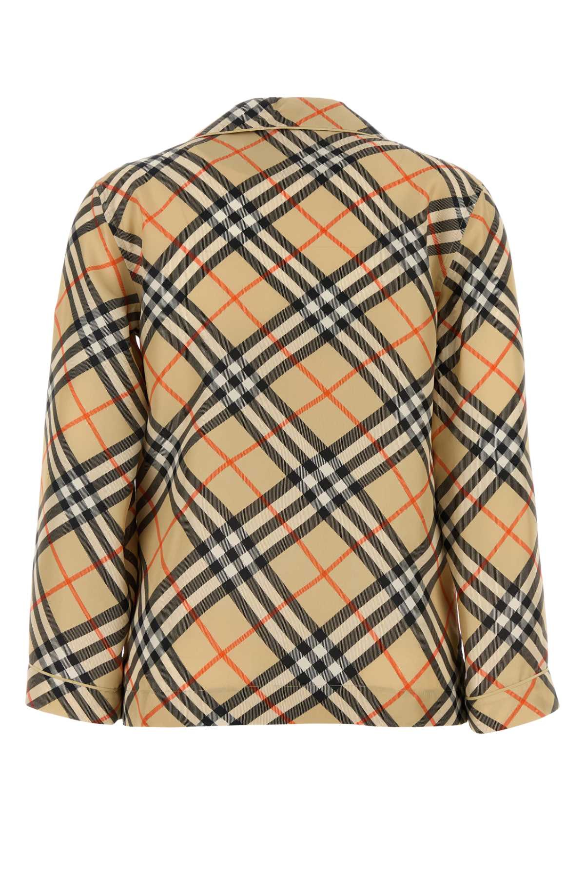 Burberry Women Embroidered Silk Shirt