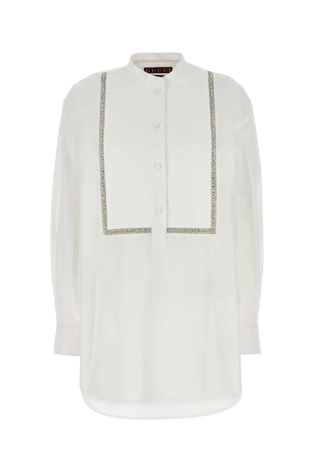 Gucci Women White Poplin Shirt