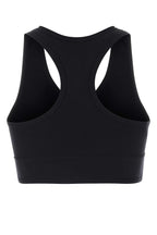 Balenciaga Women Black Stretch Nylon Crop-Top
