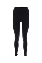 Balenciaga Women Black Stretch Nylon Leggings