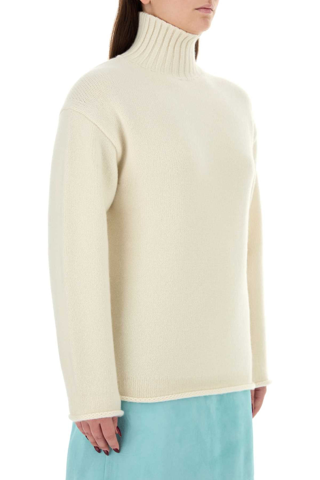 Bottega Veneta Women White Cashmere Sweater