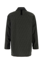 Fendi Men Embroidered Canvas Coat