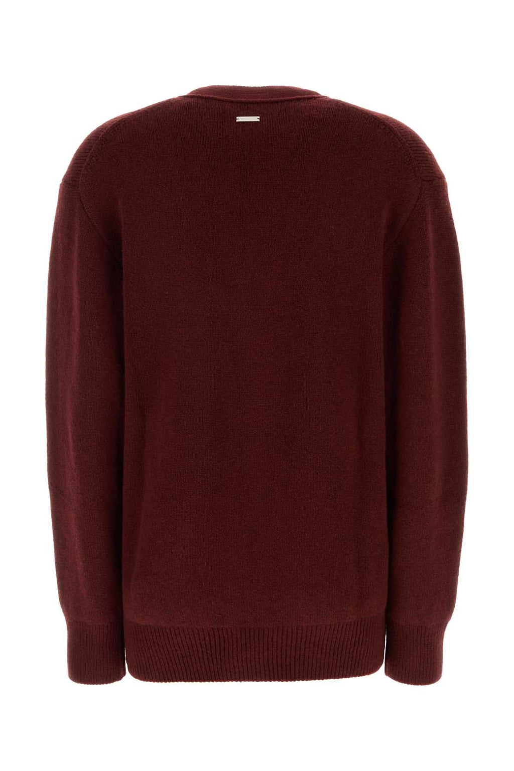Salvatore Ferragamo Women Burgundy Cashmere Blend Cardigan