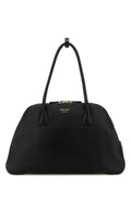 Prada Women Black Leather Medium Shopping Bag