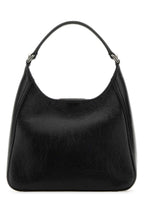 Balenciaga Women Black Leather Bb Soft Handbag