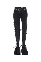 Alexander Mcqueen Women Black Denim Jeans