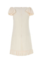Valentino Garavani Women Ivory Wool Blend Dress