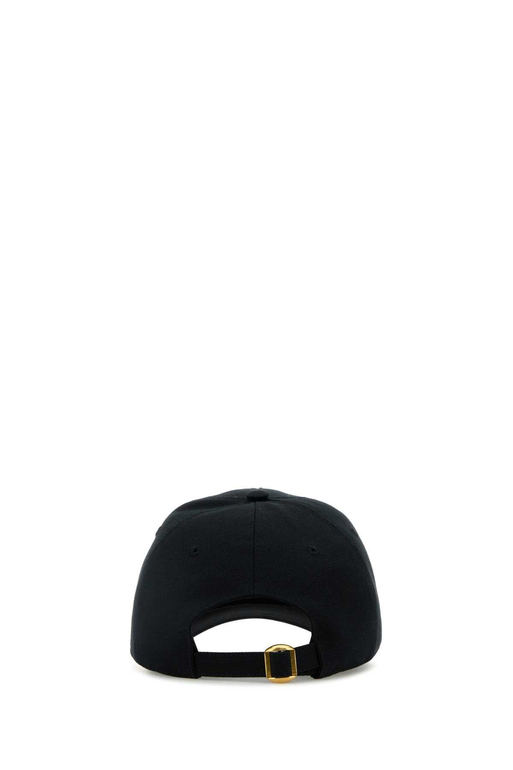 Valentino Garavani Women Black Cotton Baseball Cap