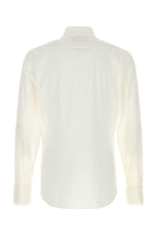 Valentino Garavani Men White Cotton Shirt