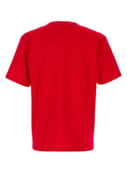 Valentino Garavani Men Red Cotton T-Shirt