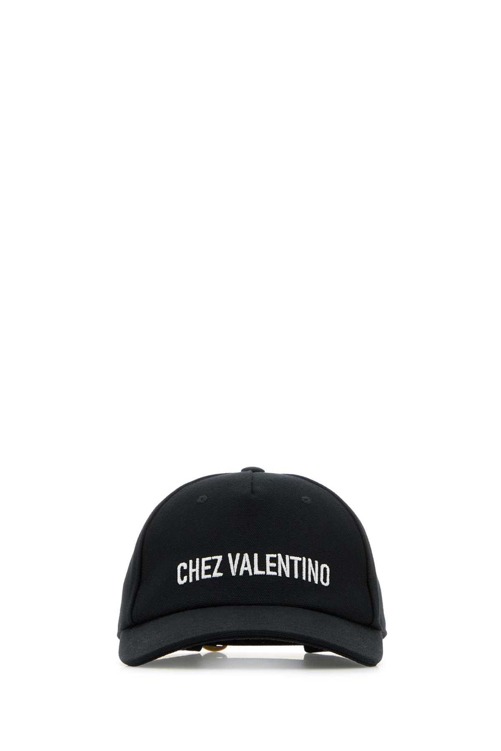 Valentino Garavani Men Midnight Blue Cotton Baseball Cap