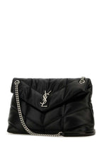 Saint Laurent Women Black Nappa Leather Medium Puffer Shoulder Bag