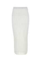 Sportmax Women White Organza Album1234 Skirt
