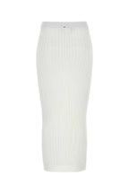 Sportmax Women White Organza Album1234 Skirt
