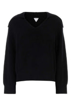 Bottega Veneta Women Black Stretch Cotton Blend Polo Shirt