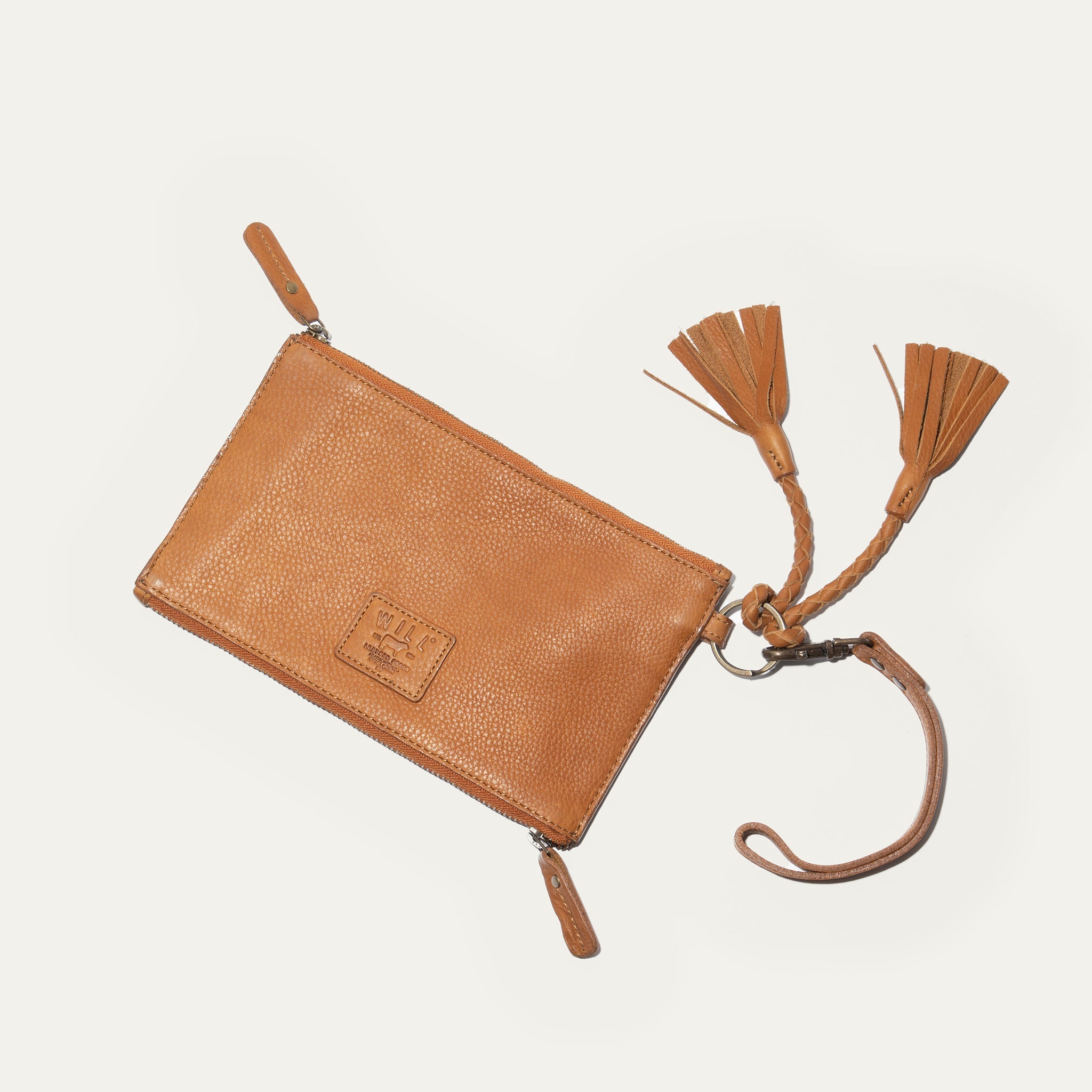 TWO ZIPPER POUCH