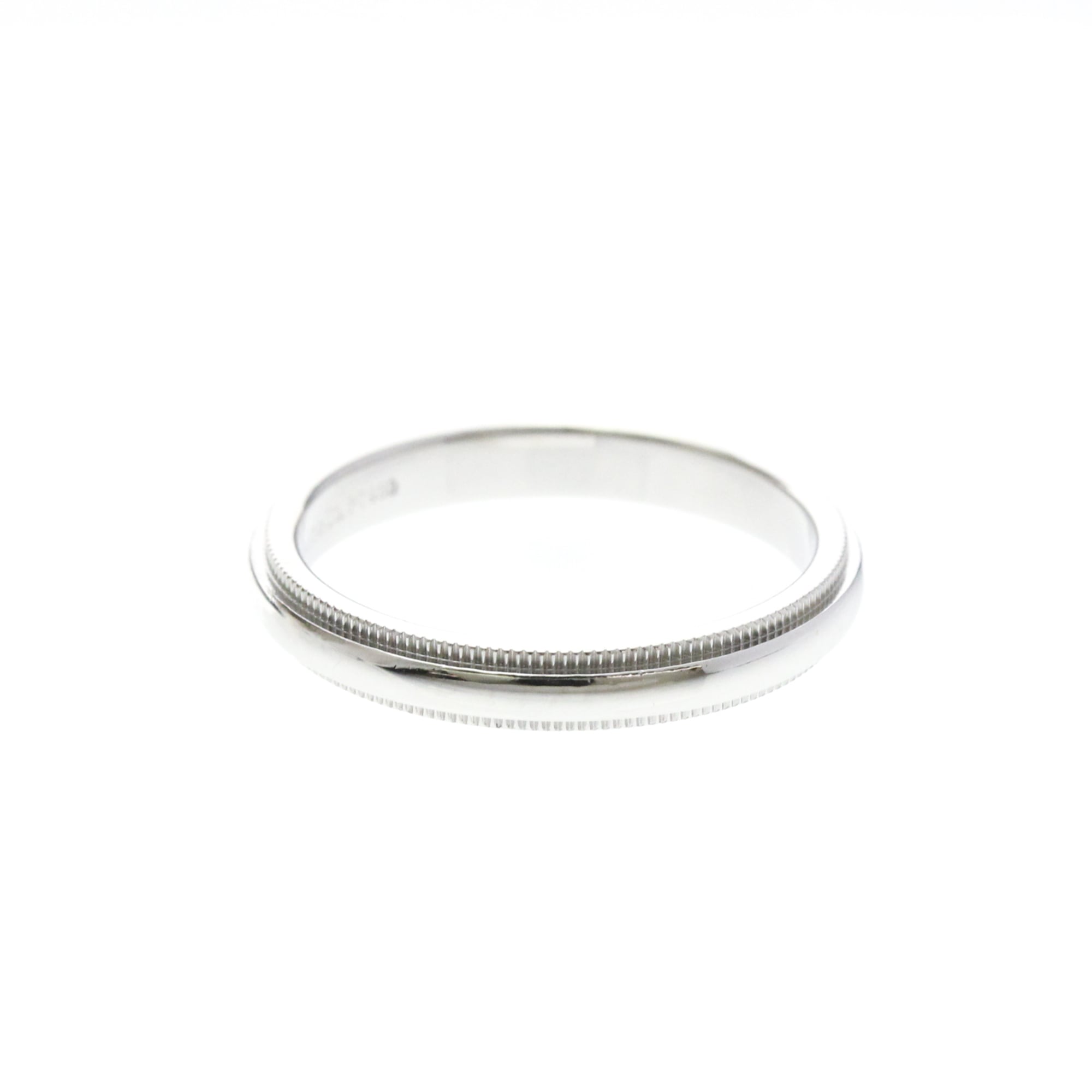 Tiffany Milgrain · Platinum