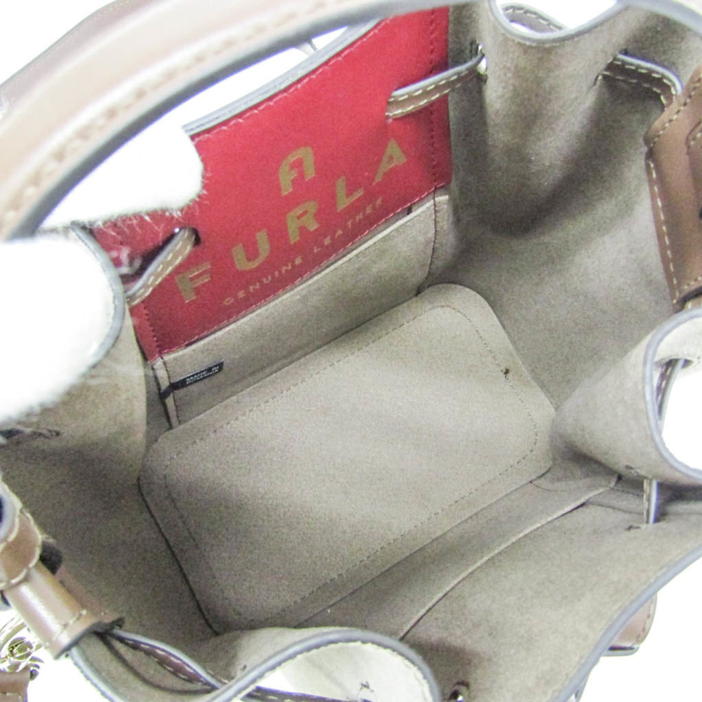 Furla Miastella Mini Bucket · Suede Bordeaux
