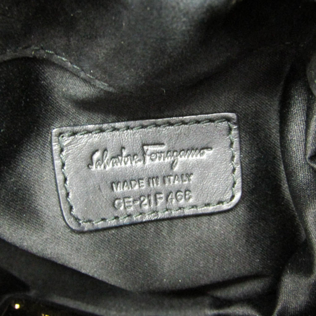 Salvatore Ferragamo Gancini · Suede Leather