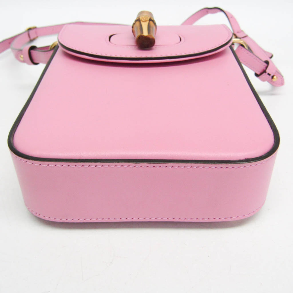 Gucci Bamboo · Leather Backpack