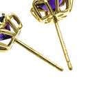 Tiffany Amethyst Studs · 18K Yellow Gold