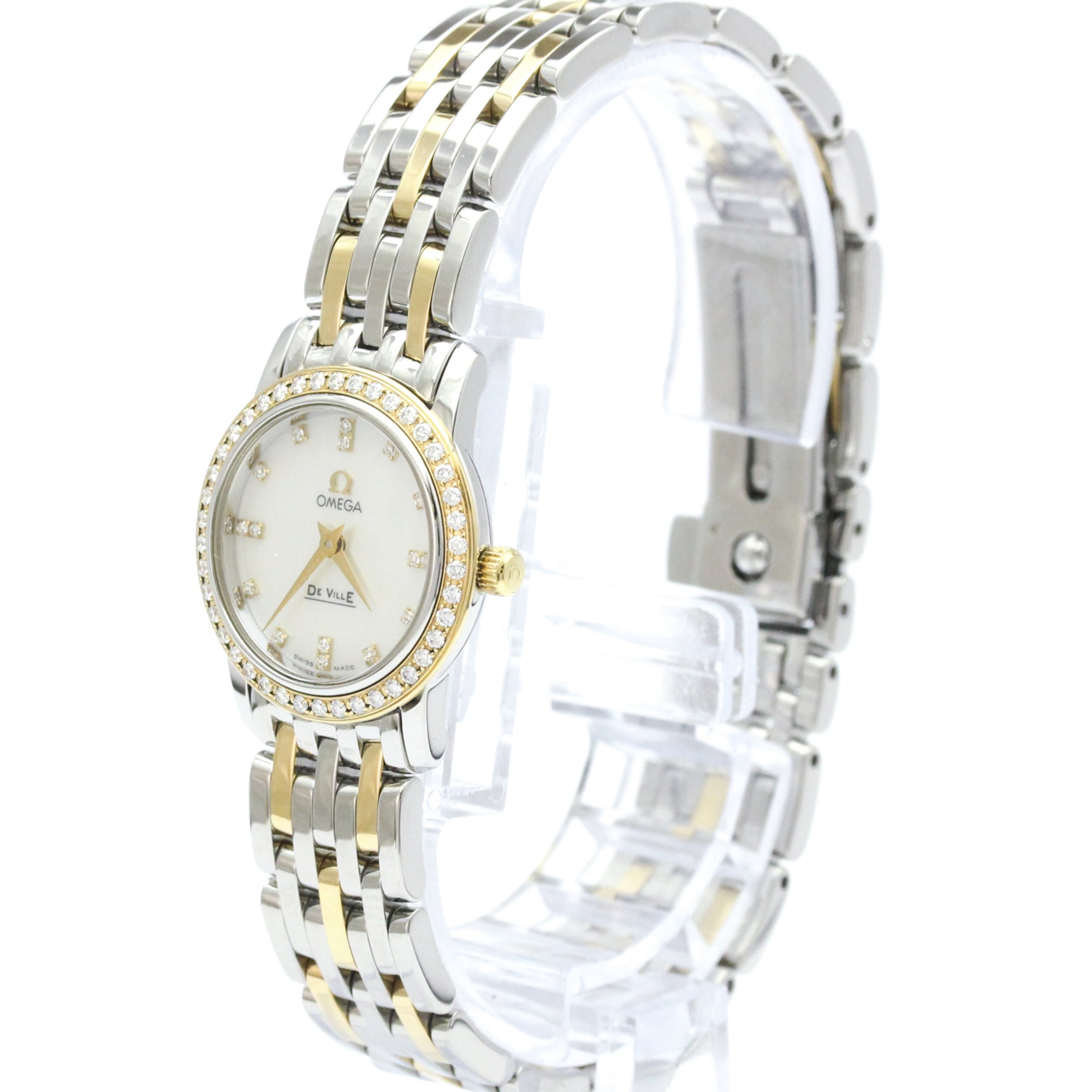 Omega De Ville · Diamond · Steel & 18K Gold