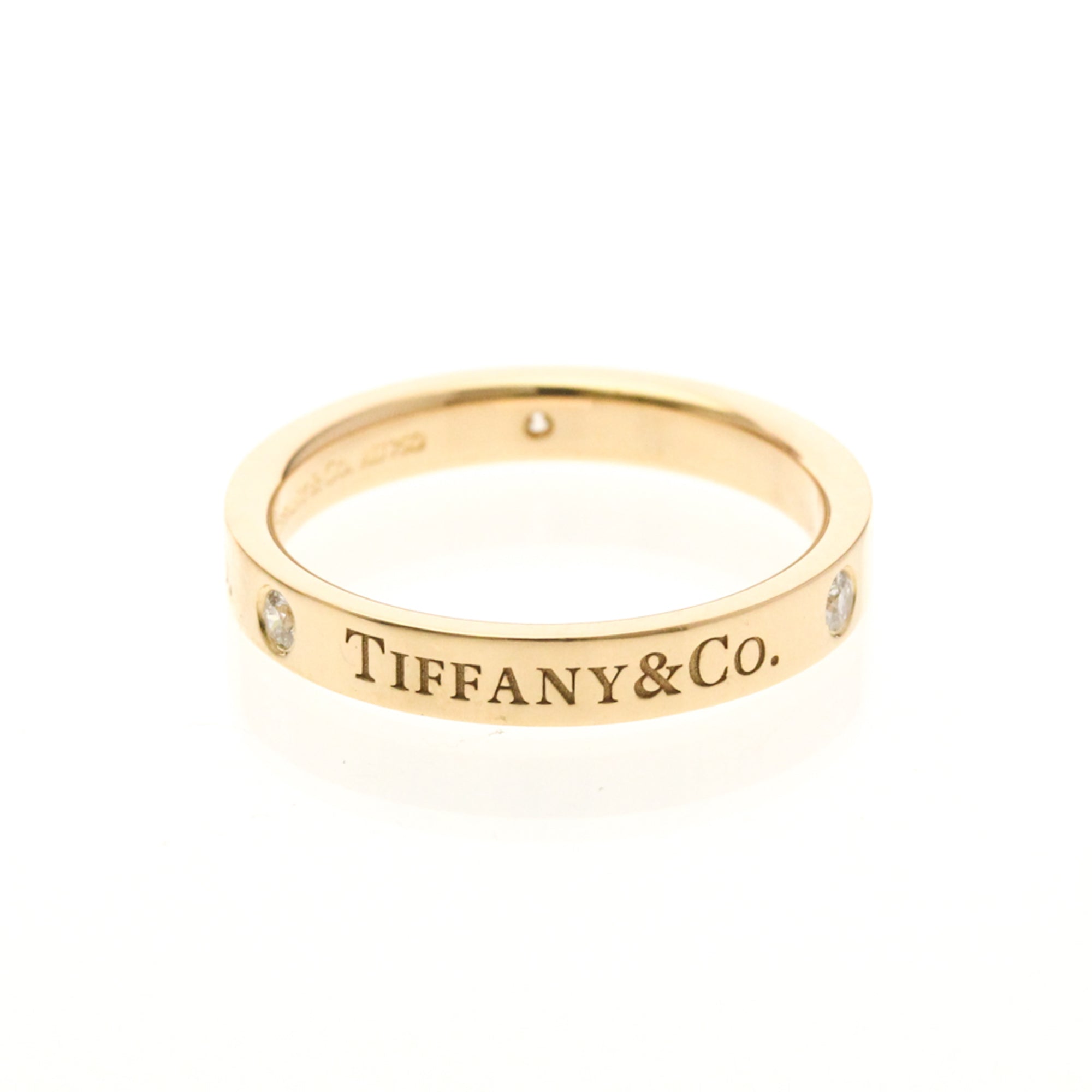 Tiffany Flat Band · Diamond · Rose Gold