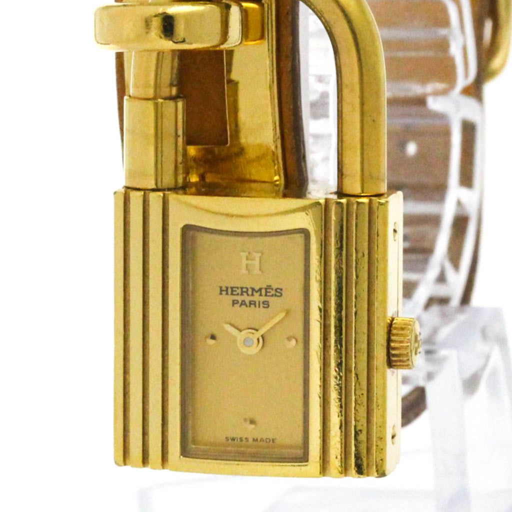 Hermès Kelly · Gold Plated · Leather