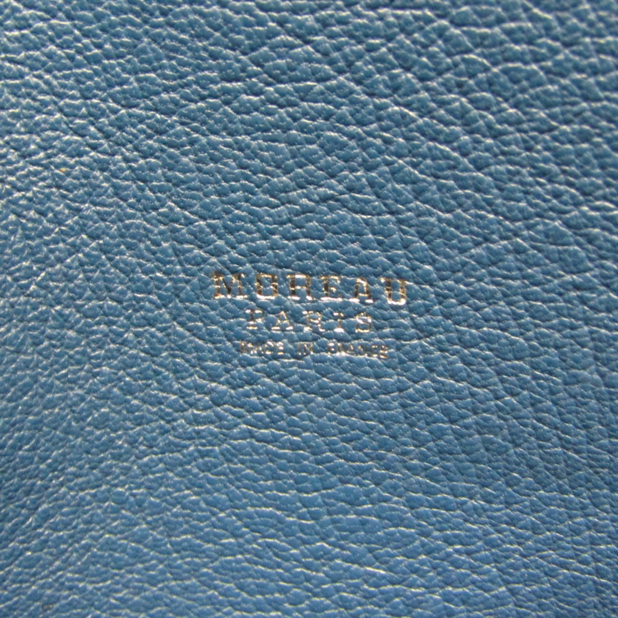 Moreau Leather Clutch · Two-Tone