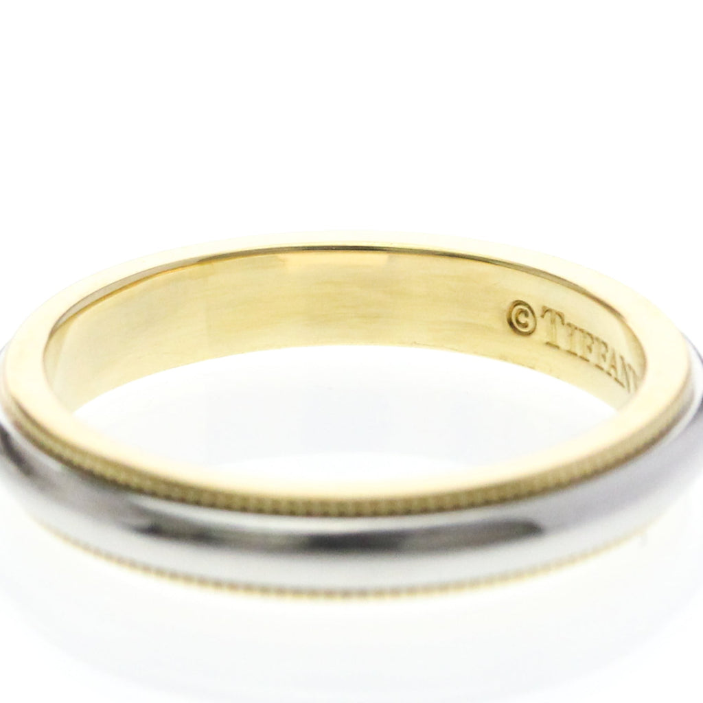 Tiffany Milgrain · Platinum & 18K Yellow Gold