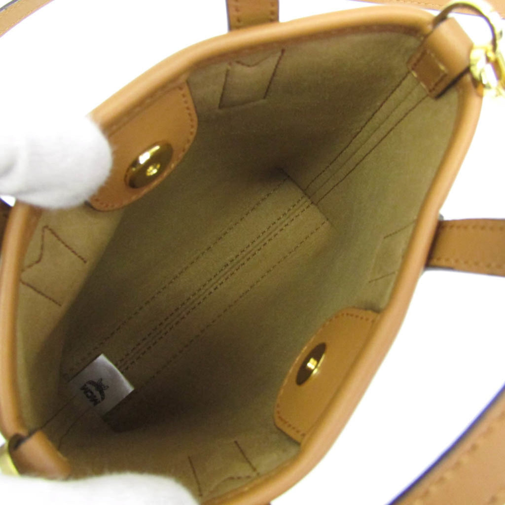 MCM Aren · Cognac Visetos