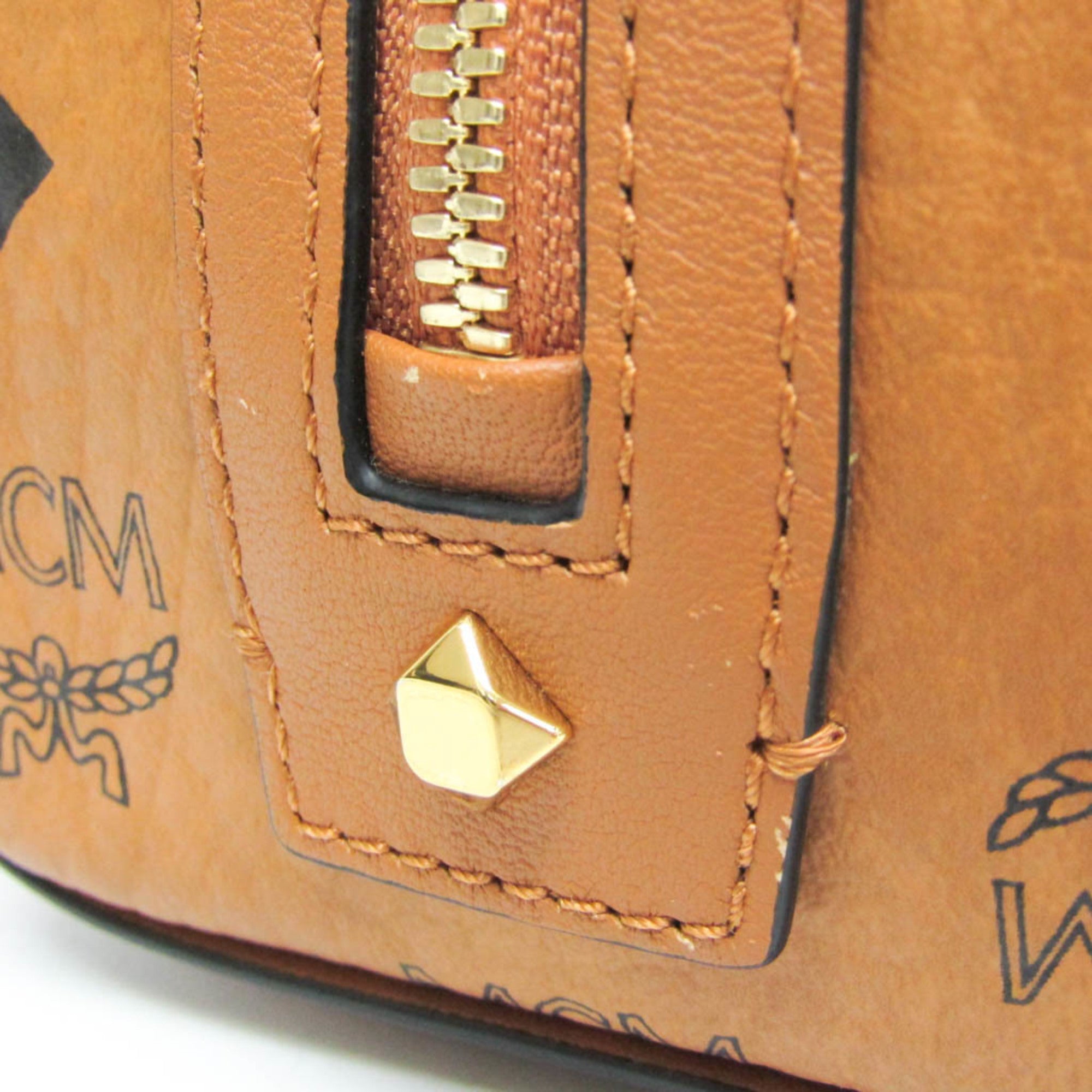 MCM Visetos Essential Boston · Coated Canvas