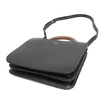 Max Mara Wooden Handle Flap Bag