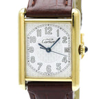 Cartier Must Tank · Gold Plated · Quartz