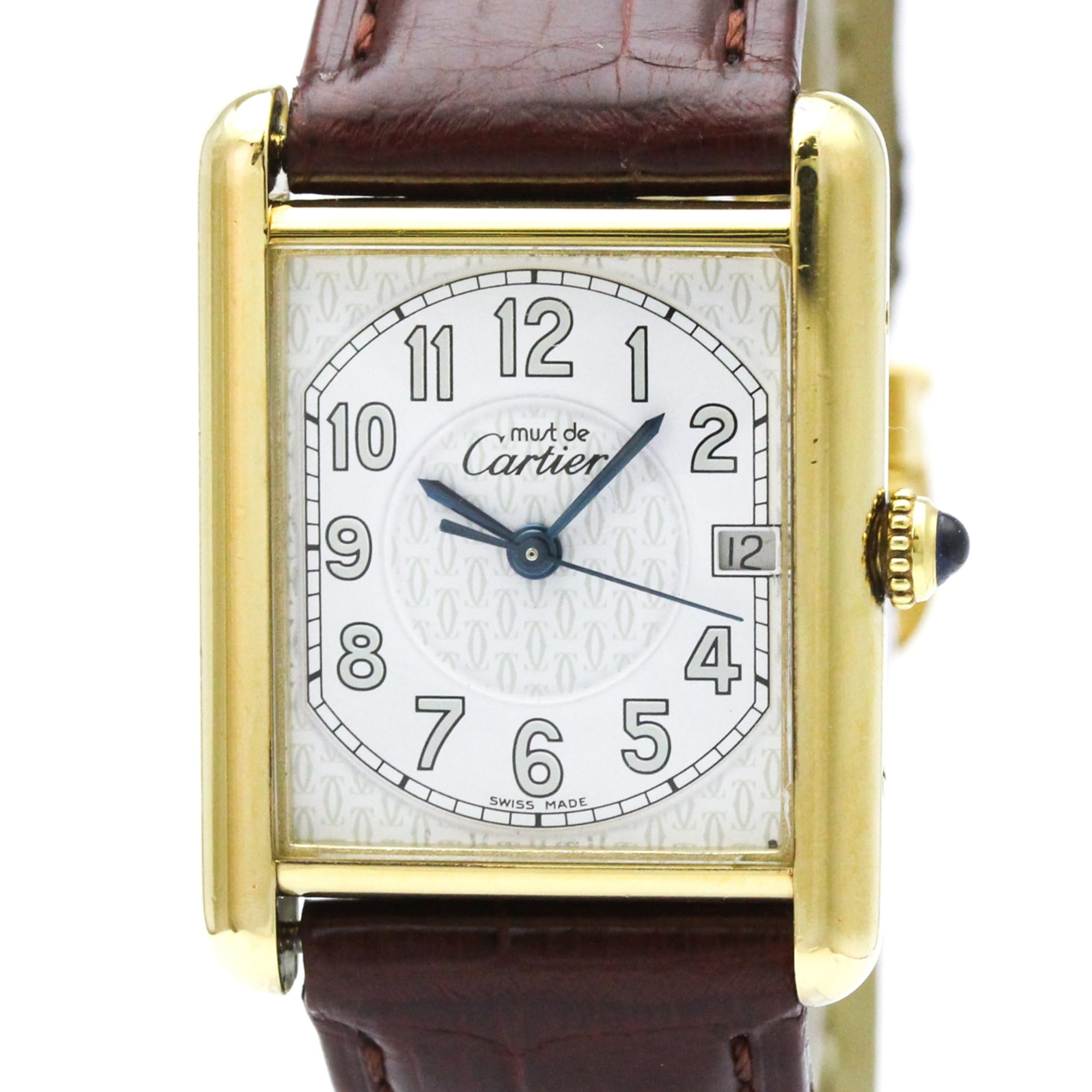 Cartier Must Tank · Gold Plated · Quartz