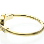 Tiffany T Wire · 18K Yellow Gold · Diamond