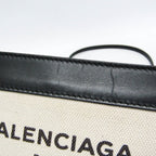 Balenciaga Navy Pochette · Canvas & Leather