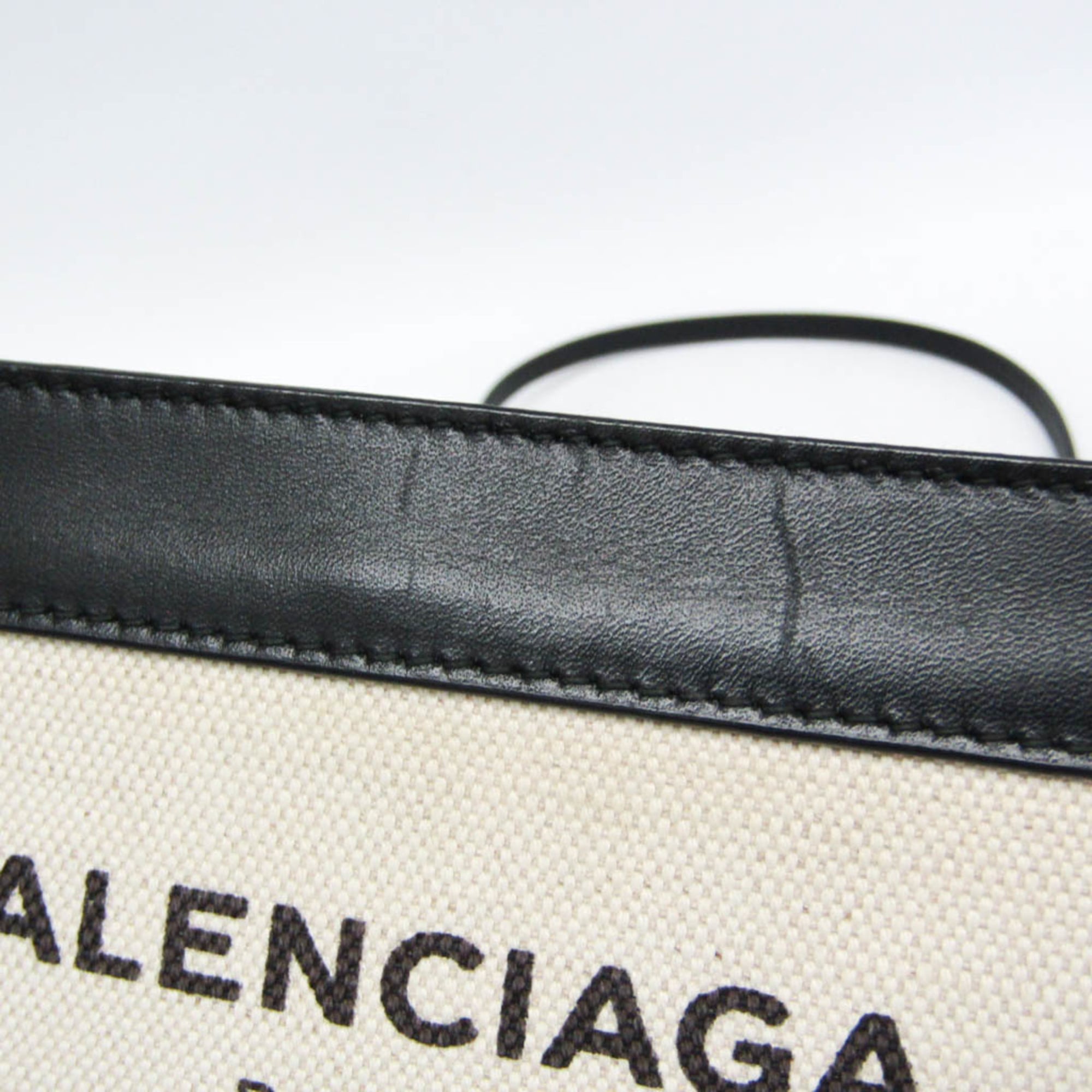 Balenciaga Navy Pochette · Canvas & Leather