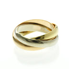 Cartier Trinity · Tri-Gold Band Ring