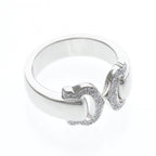 Cartier 2C Boucle Diamond · 18K White Gold