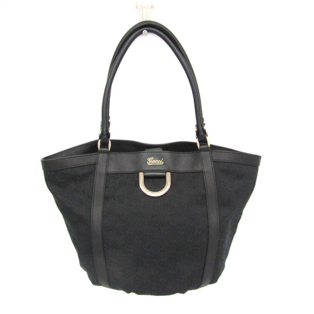 Gucci GG Canvas Tote · Leather Trim