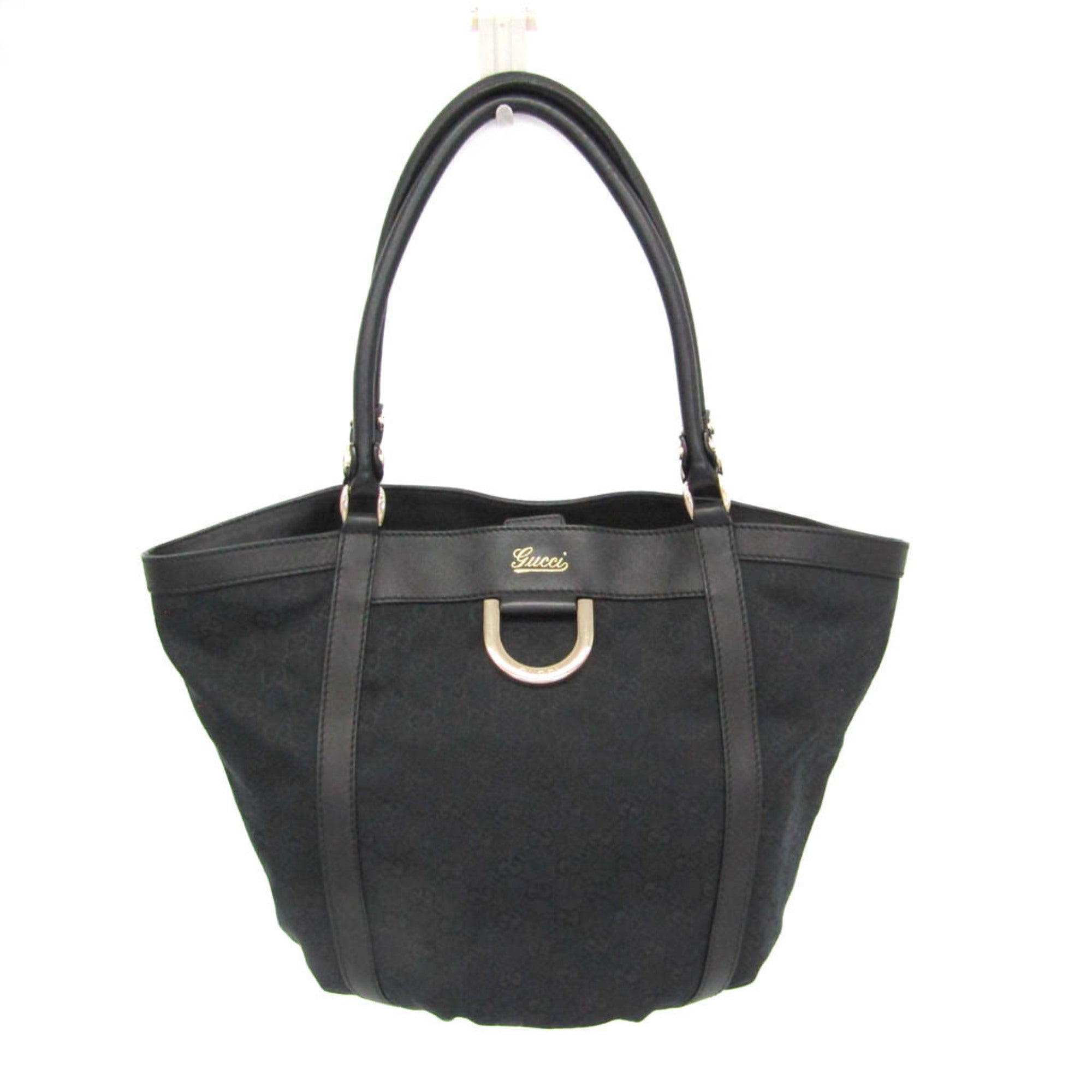 Gucci GG Canvas Tote · Leather Trim