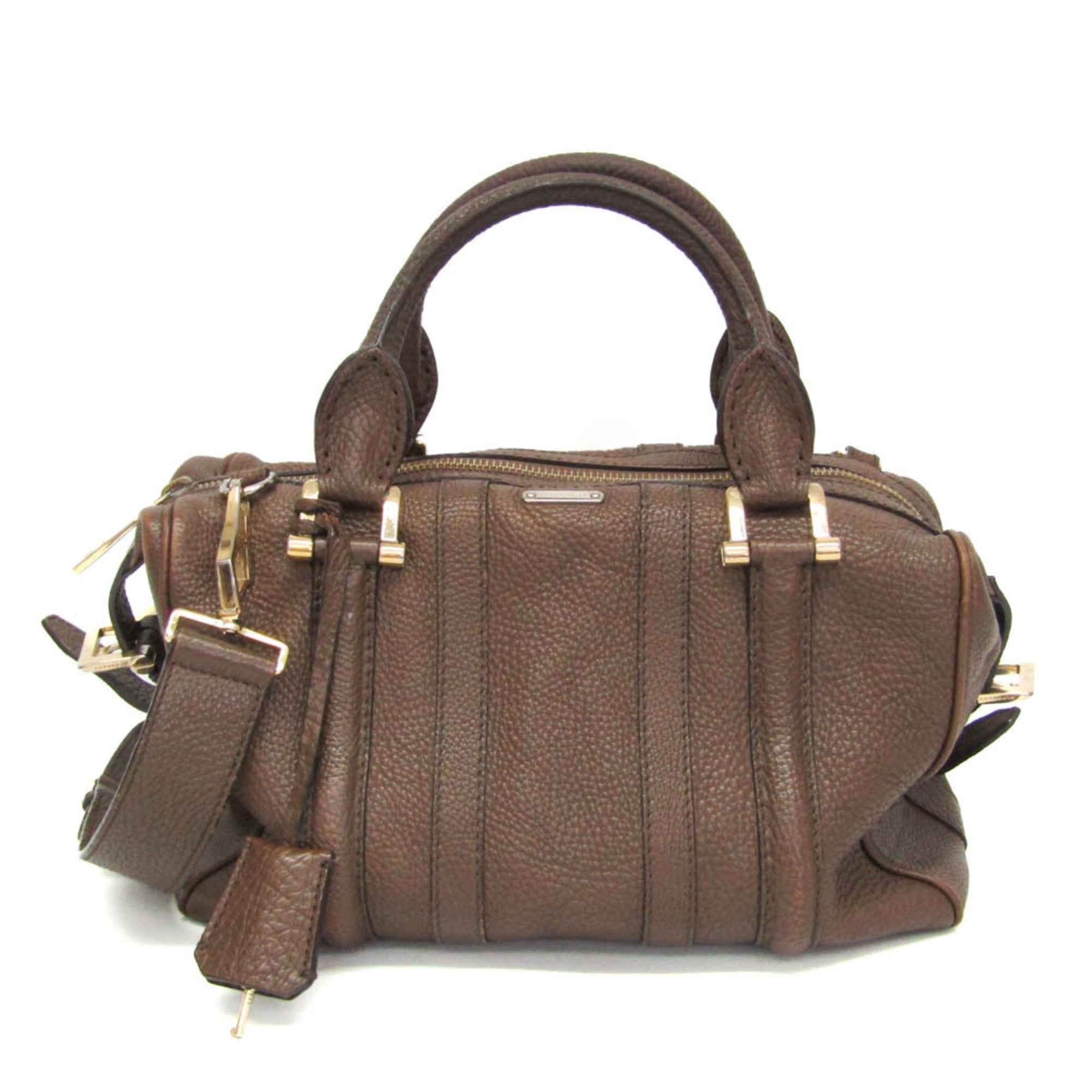 Burberry Boston · Leather Bag