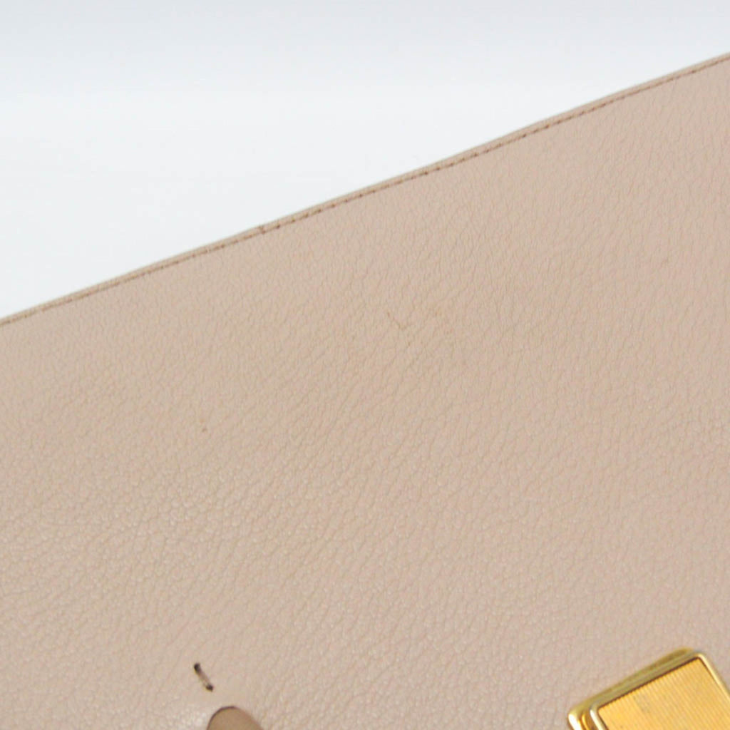 Miu Miu Madras · Leather Shoulder Bag