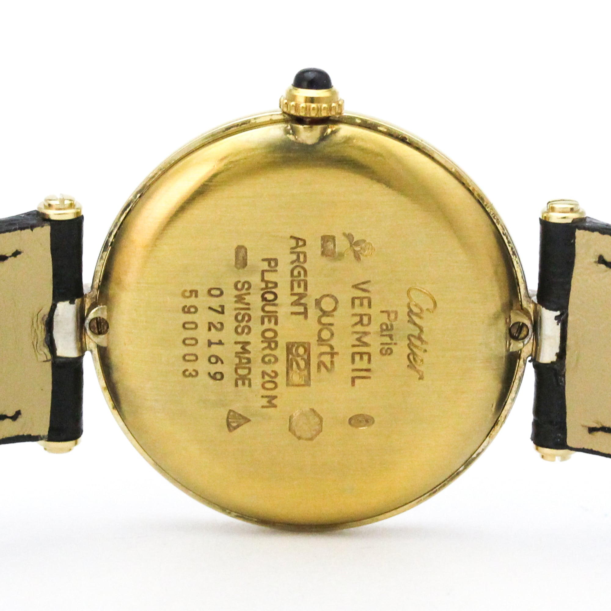 Cartier Must Vendome · Gold Plated · Quartz