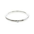 Tiffany Stacking Band · Platinum · Diamond